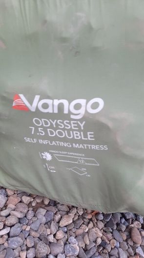 Vango double camp bed self inflating mat. 7.5cm oddyssey