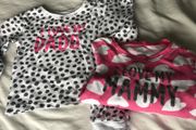 2 pack girls pyjamas