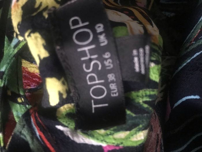 topshop mini slip dress