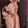 Vintage Nao by Lladro. Girl with Flower Basket. Image 4