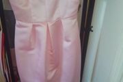 New Closet Pale Pink Satin Dress
