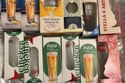 Birra Moretti Heineken Stella Bavaria Pint Glasses Beer