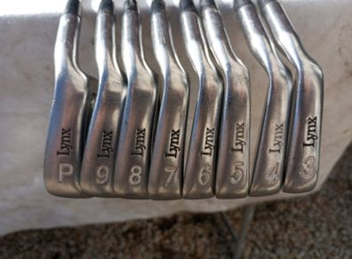 Lynx golf irons. Right handed clubs.