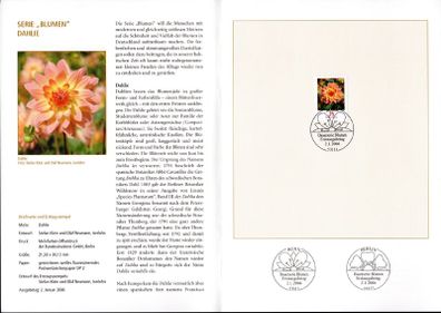 2006 Bundes Republic Deutschland (Germany) Federal Annual Stamp EFT Collection with 50 Images of contents