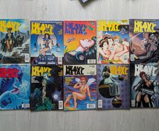 Collection of 10 Vintage Heavy Metal Magazines - 1982 -1991