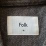 Folk Men's Snap Button Overshirt Shacket Size XL Image 7