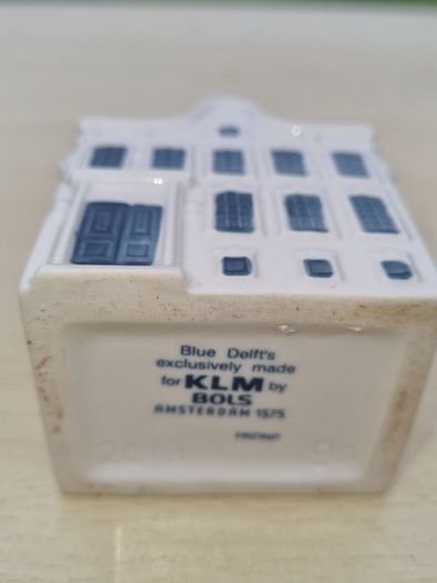 KLM Delft Blue ceramic collector's house number 90