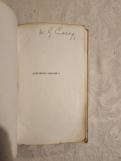 Exploring English 1,3. BOTH First Edition 1967 Paperback In Good Condition.  See Photos For Same.