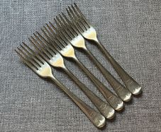 Set of 5 vintage dining forks from the historic Imperial Hotel, Newry