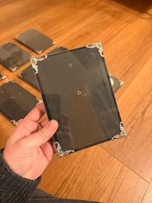 Glass Frames with decorative edging