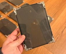 Glass Frames with decorative edging