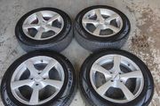 15 inch ally wheels 4x100 with tyres 1756515