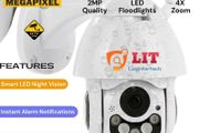 2MP Smart Wi-Fi Cctv Night Vision Calving Security Camera Wifi Indoor/Outdoor Hd Ptz Home