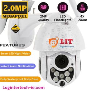 2MP Smart Wi-Fi Cctv Night Vision Calving Security Camera Wifi Indoor/Outdoor Hd Ptz Home