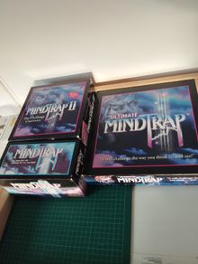 MindTrap Board Game Lot 3 Games