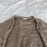 Massimo Dutti Gold Wool Cardigan Image 6