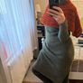 Hand made,rust-colored, crocheted poncho/Shawl Image 7
