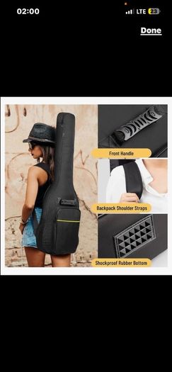 Electric guitar gig bag case fit for fender Stratocaster telecaster ESP IBANEZ JACKSON GIBSON BC rich music man electric guitar parts accessories