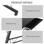 L-Shaped Corner Desk Computer Desk For Home Office Workstation w/Slide-Out Keyboard Tray Adjustable feet (FREE POSTAGE) Image 4
