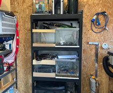 Aquarium Rack & Tanks with 3 External filters