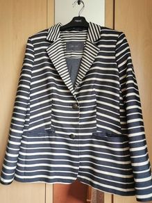 NEW - M&S per una stripe blazer UK 14