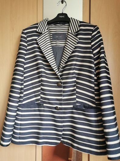 NEW - M&S per una stripe blazer UK 14