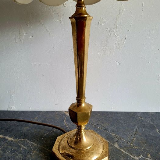 Vintage solid brass lamp