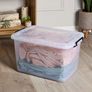 70L Rolling Storage Box with lid Image 2