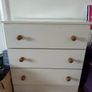 White 3-Drawer Chest of Drawers Image 2