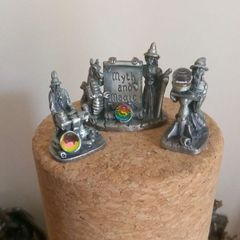 Metal Mini Figures - Myth & Magic - Set of 3 - Wizards