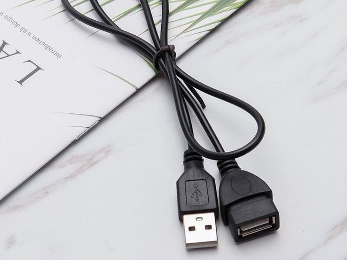 USB 2.0 Extension Cable A Male to A Female 1.5m  Black
