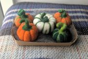 Handmade Woollen Mini Pumpkins