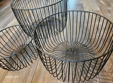 Wire storage baskets