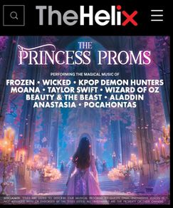 The Princess Proms tickets x3 @6pm