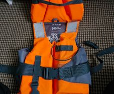 Kids Life Jacket LJ100N Easy JR 15-30 Kg - Orange/Grey