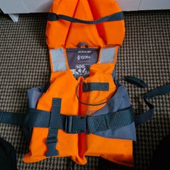 Kids Life Jacket LJ100N Easy JR 15-30 Kg - Orange/Grey