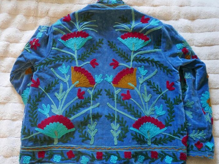 Velvet embroidered jacket size L