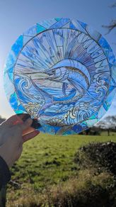 Marlin on Glass painting
