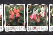 1988 Isle of Man 50th Anniversary of British Fuchsia Society Commemorative Stamps Mint Never Hinged (MNH).