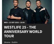 Westlife Tickets 3 Arena