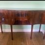 Mahogany table chairs, sofa armchairs,  sideboard Image 4