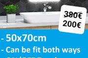 LED Bathroom Mirror Makeup Cosmetic Vanity Bright Light Touch Switch
