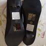 Lunar dressy black court shoes with matching bag, BNIB Image 7