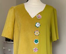 Emma Manley Suede Top Size Uk10
