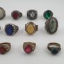 Old World Jewellery Collection 15 Mixed Brass Statement Rings Image 5