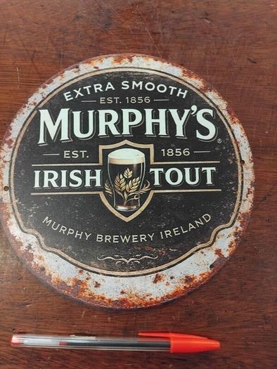 Murphy's Irish Stout sign