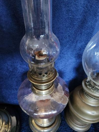 Vintage oil lamps