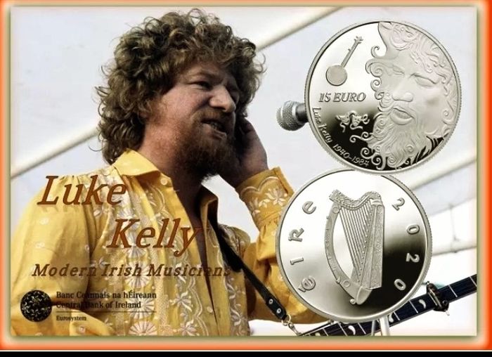 Luke Kelly Silver Proof Central bank issue