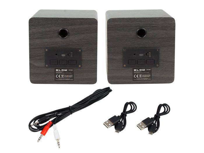 New 2x BT750TWS Bluetooth True Wireless Audio Stereo Portable Speakers #1184
