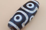 Vintage Himalayan Tibetan 6 Eyes Agate Dzi Bead Amulet